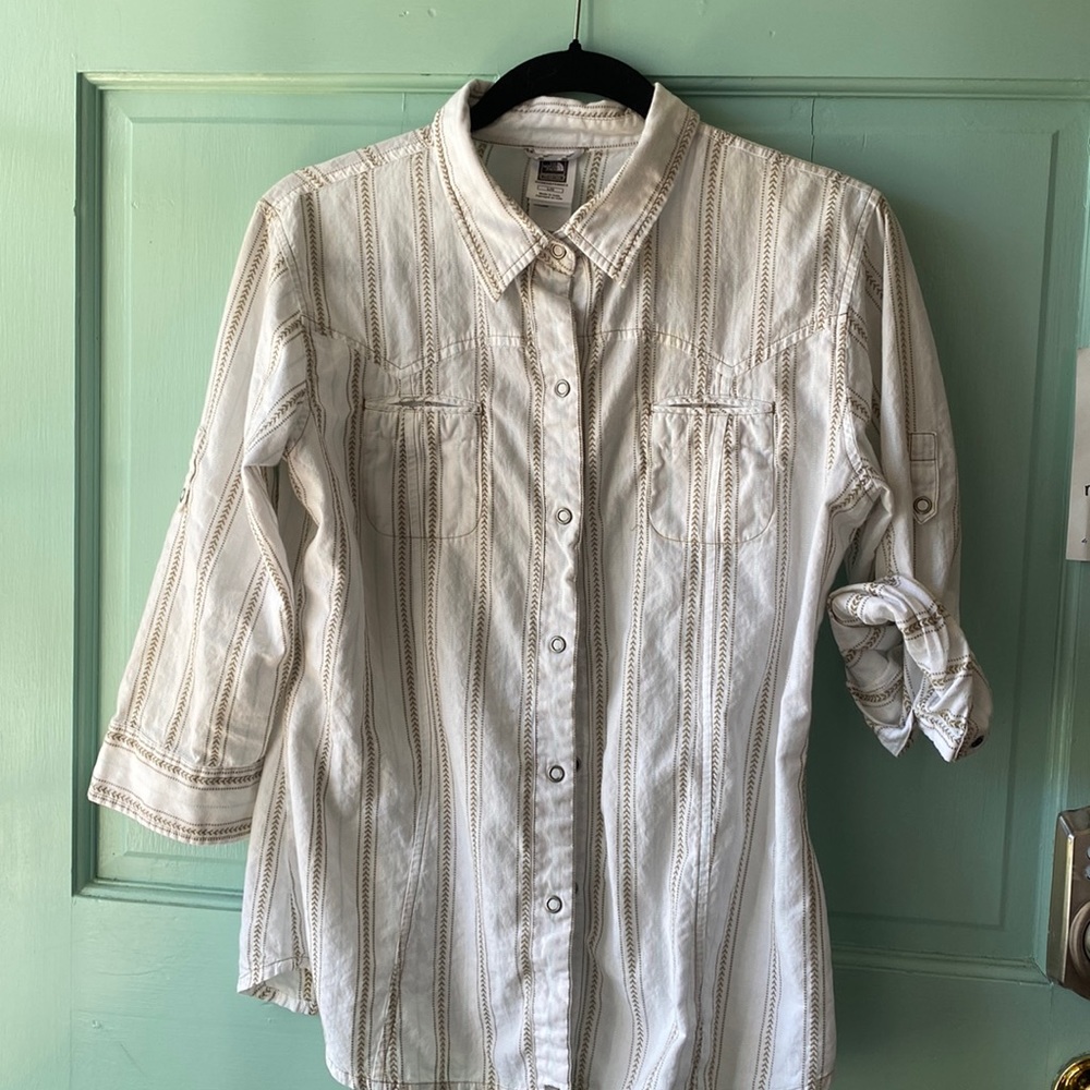 North Face Snap Button Button Down - image 1